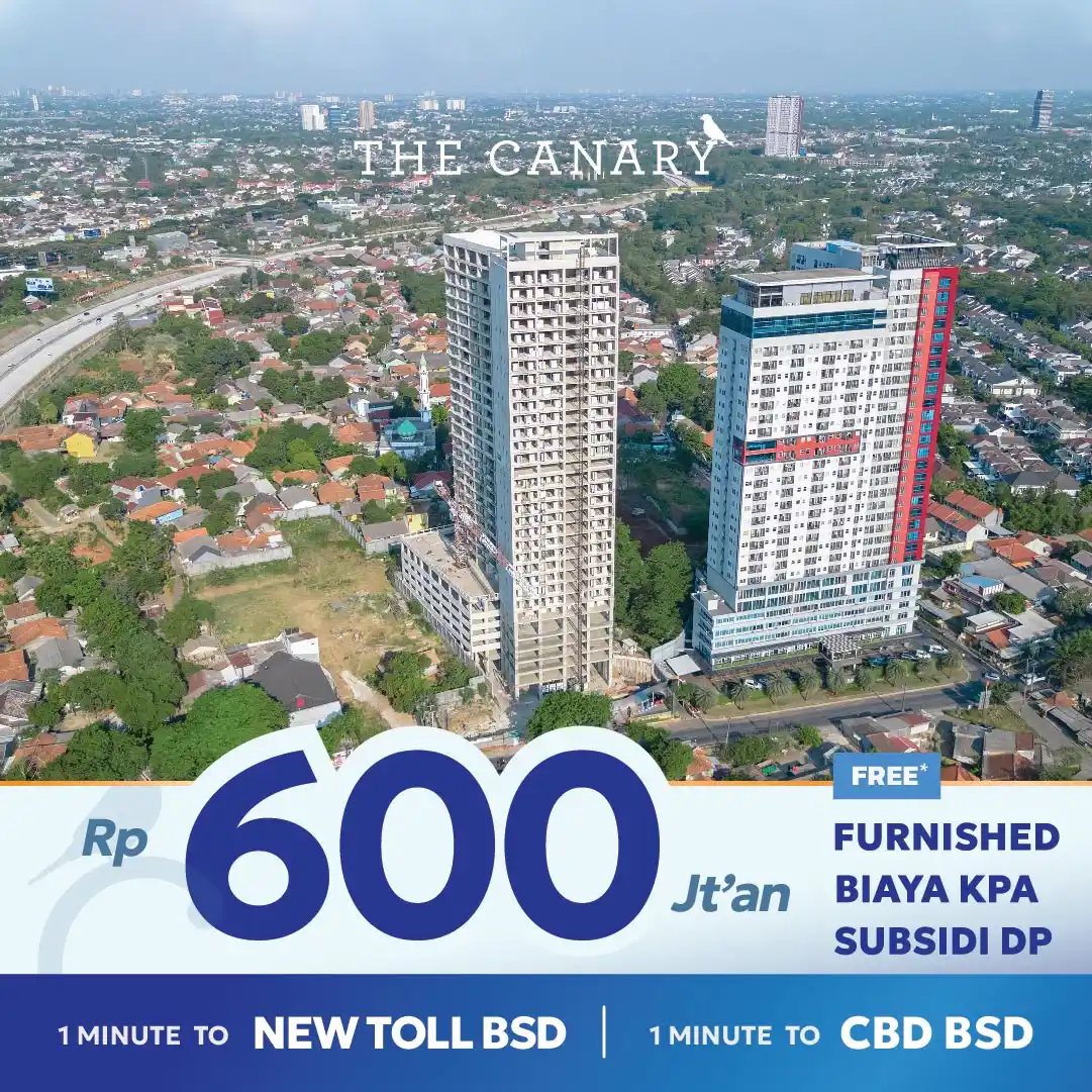 Promosi The Canary Apartment BSD Serpong Tanggerang Selatan